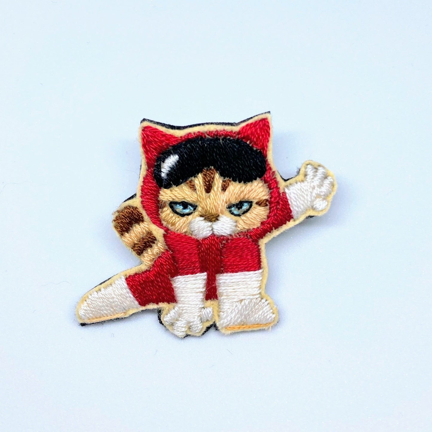 Red Ranger Embroidered Brooch