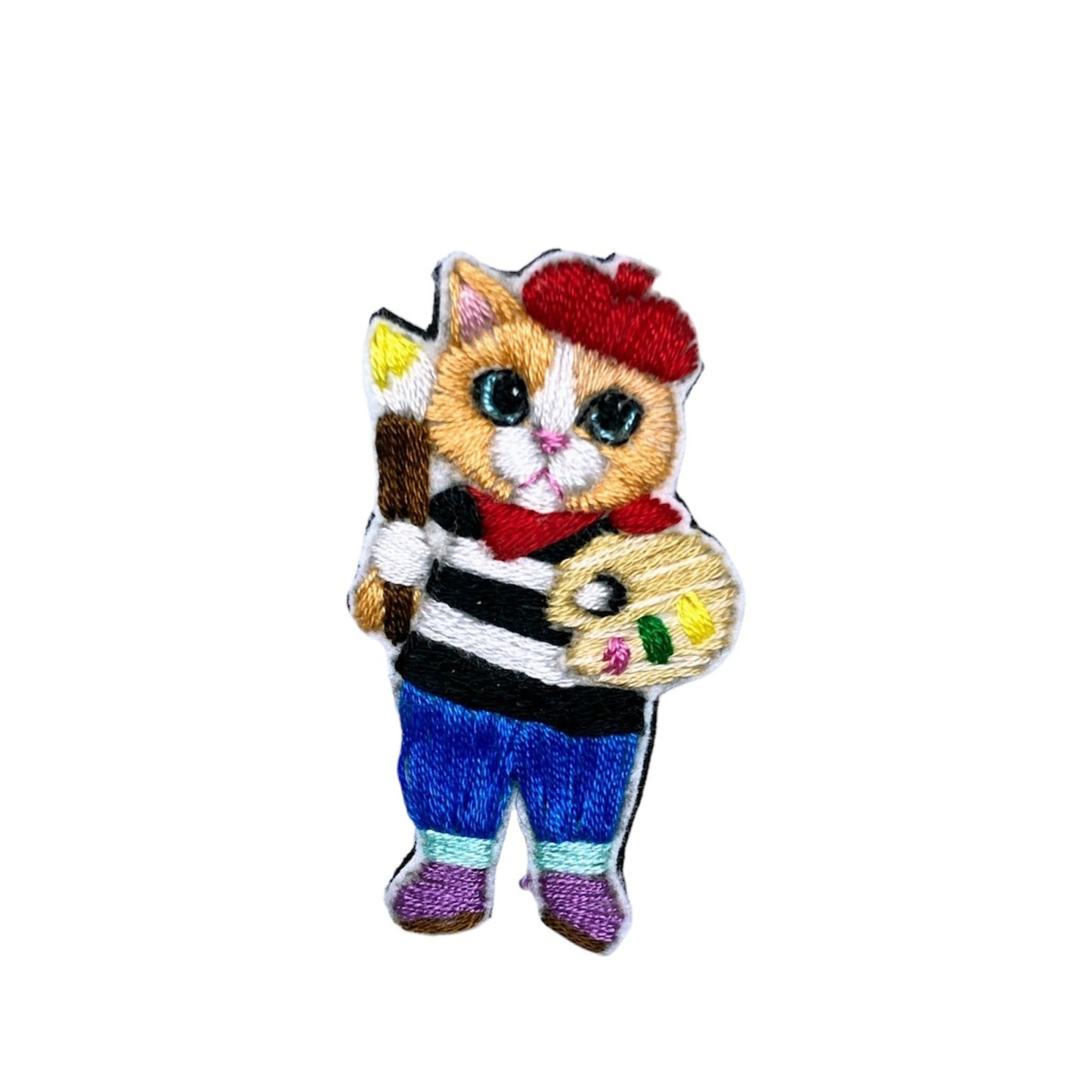 Artist Embroidered Brooch
