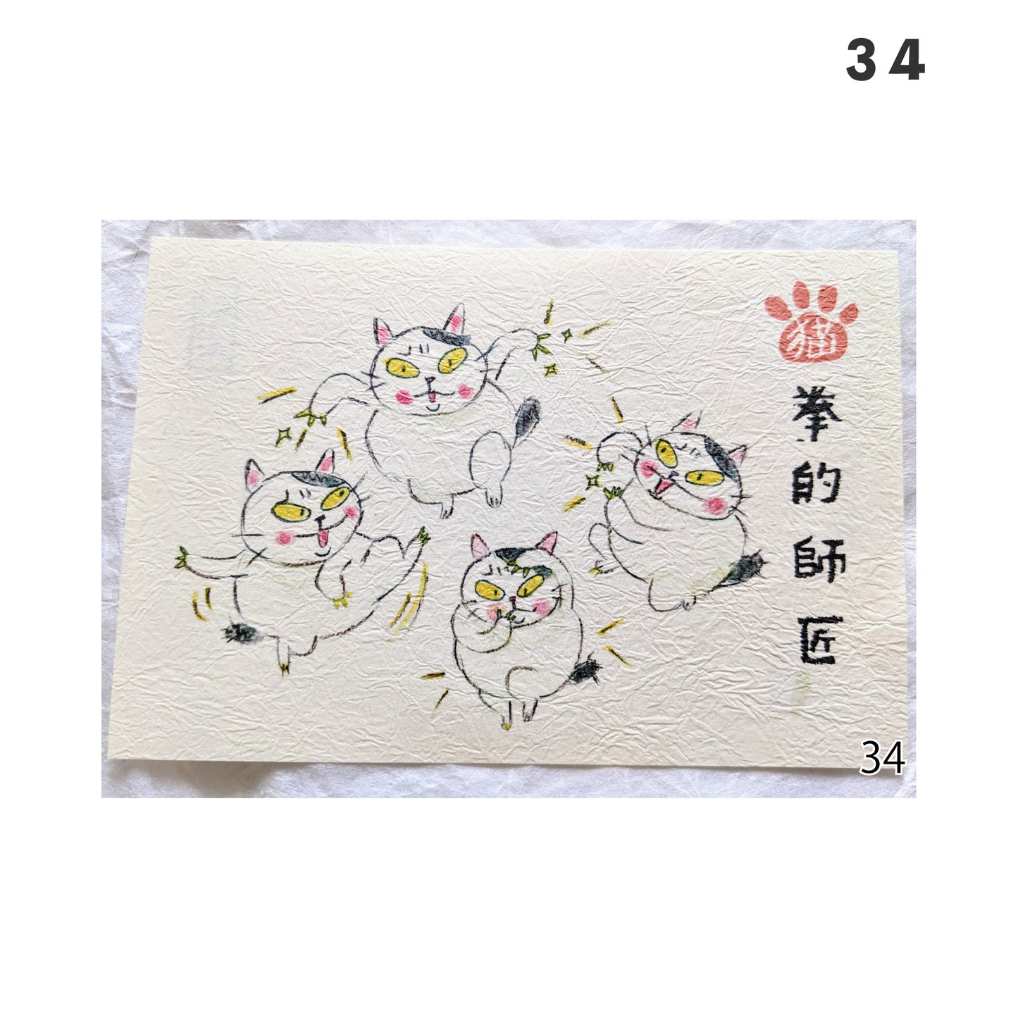 Unique cats postcards