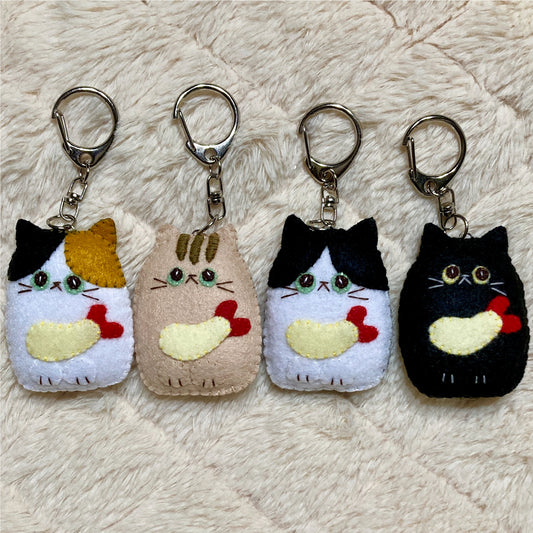 Shrimp tempura keychain